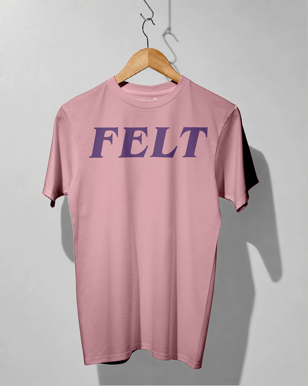 Camiseta Felt (band) Rosa Unissex