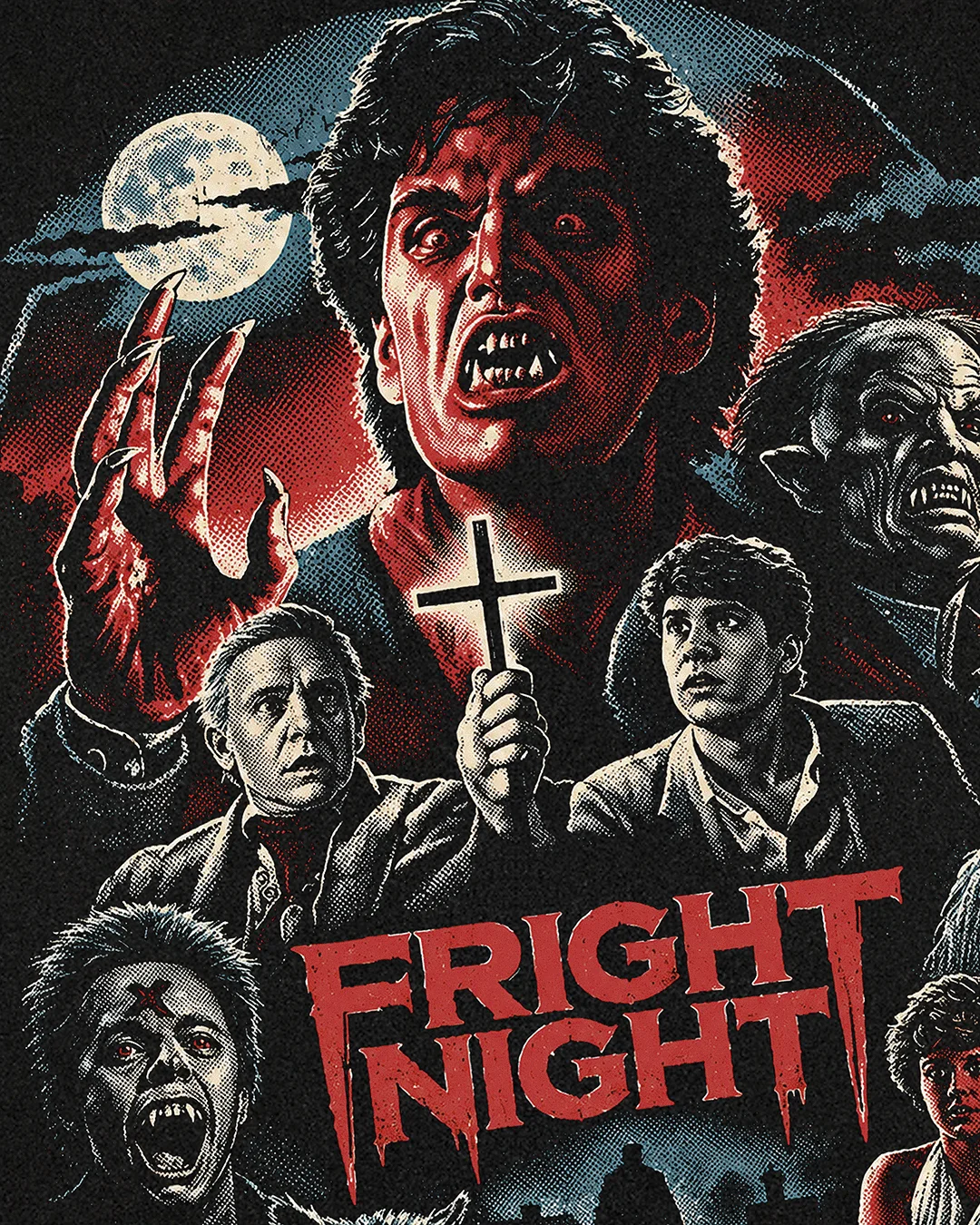 Camiseta Fright Night Movie - Ilustration foto 2